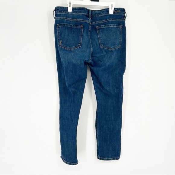KUT From The Kloth Denim Blue Jeans Katy Ankle Straight‎ Leg Size 6 Medium Wash - Picture 2 of 8